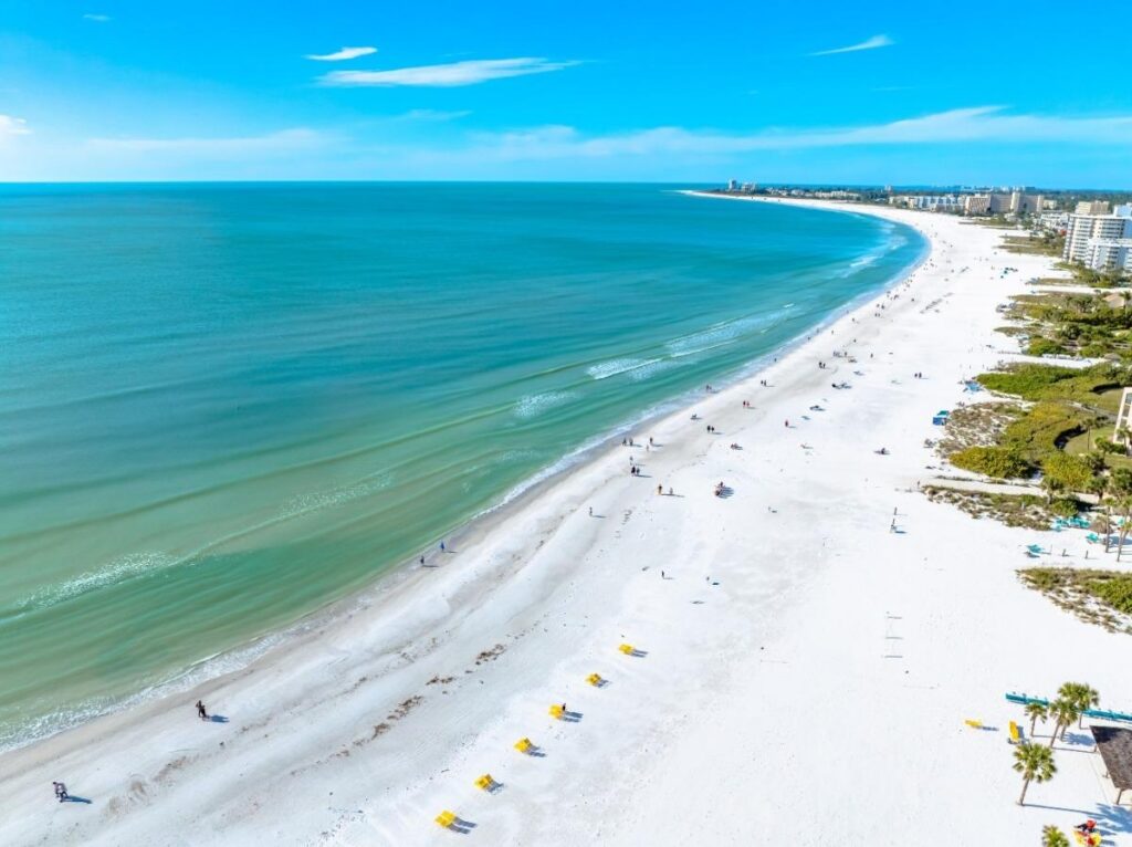Playa de Siesta Key en Sarasota, Florida