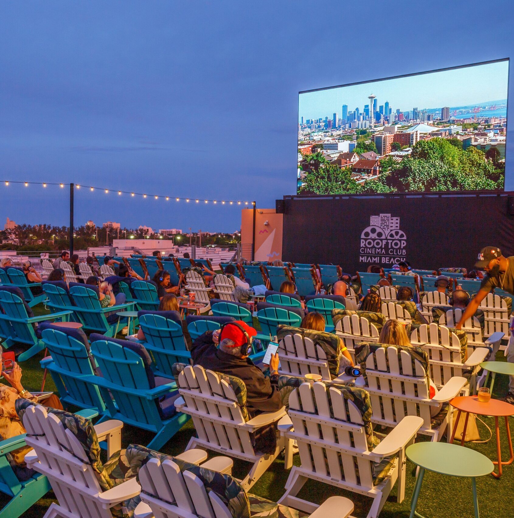 Rooftop Cinema Club en South Beach, Miami